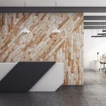 Creating drama and feeling with a tiled bed wall